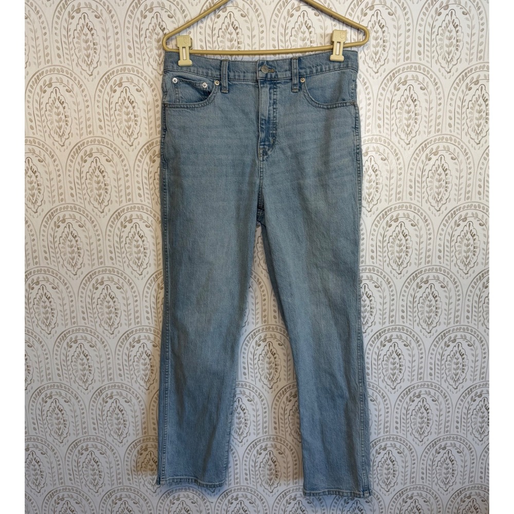 J.Crew High-Rise Classic Vintage Jeans Light Wash Blue Denim Size 28 Re-Imagined